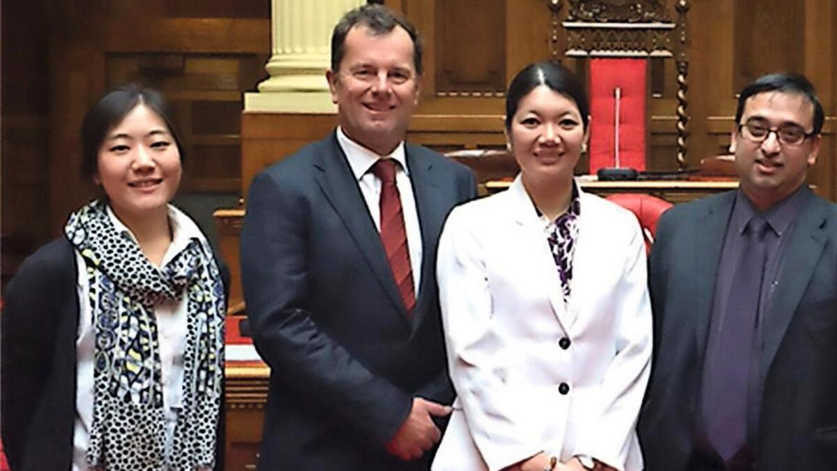 with  Jing Lee, MLC in South Australian Parliament in Adelaide, South Australia