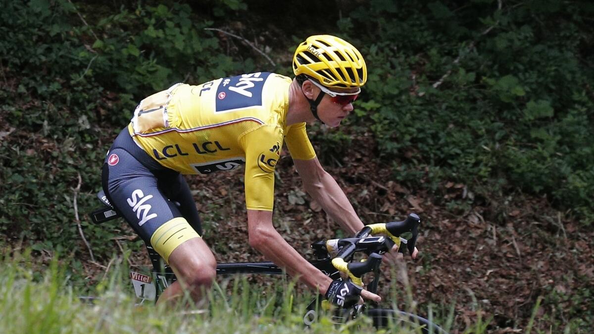 Froome holds lead after ninth stage of Tour de France