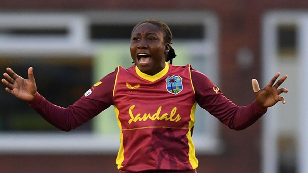 Stafanie Taylor scripted history as she became the second West Indies woman to take a hat trick in T20Is. — Twitter