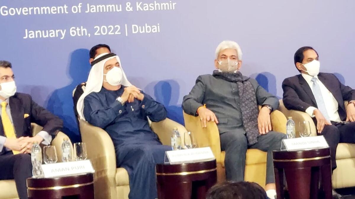 Manoj Sinha, Lt Governor of Jammu and Kashmir, at Expo 2020 Dubai.