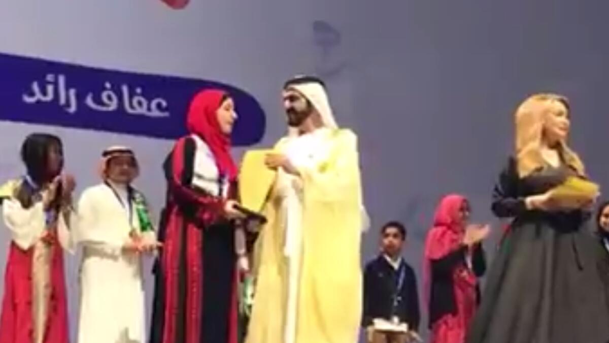 Palestinian student is winner of Arab Reading Challenge