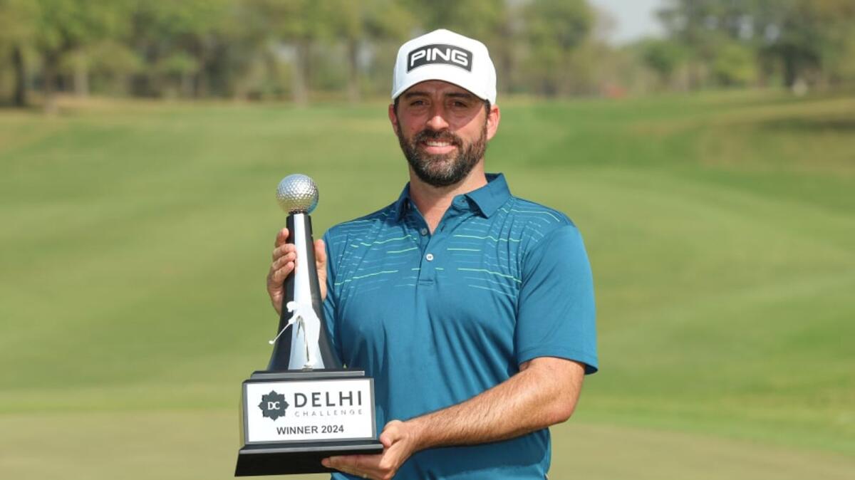 Englishman John Parry. winner of the Delhi Challenge on the Challenge Tour. - Supplied photo