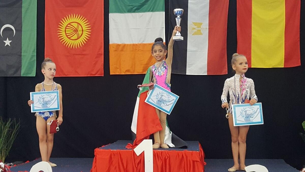 Lamia impresses with gold medal in France