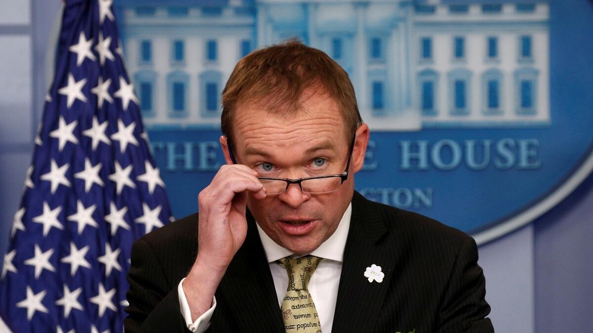  Trump picks Mulvaney as chief of staff - for now