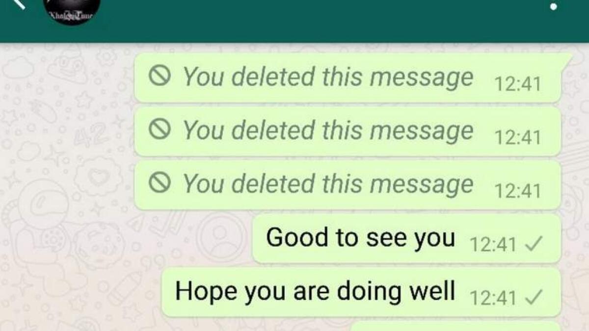 WhatsApps Delete for Everyone now live in the UAE, but...