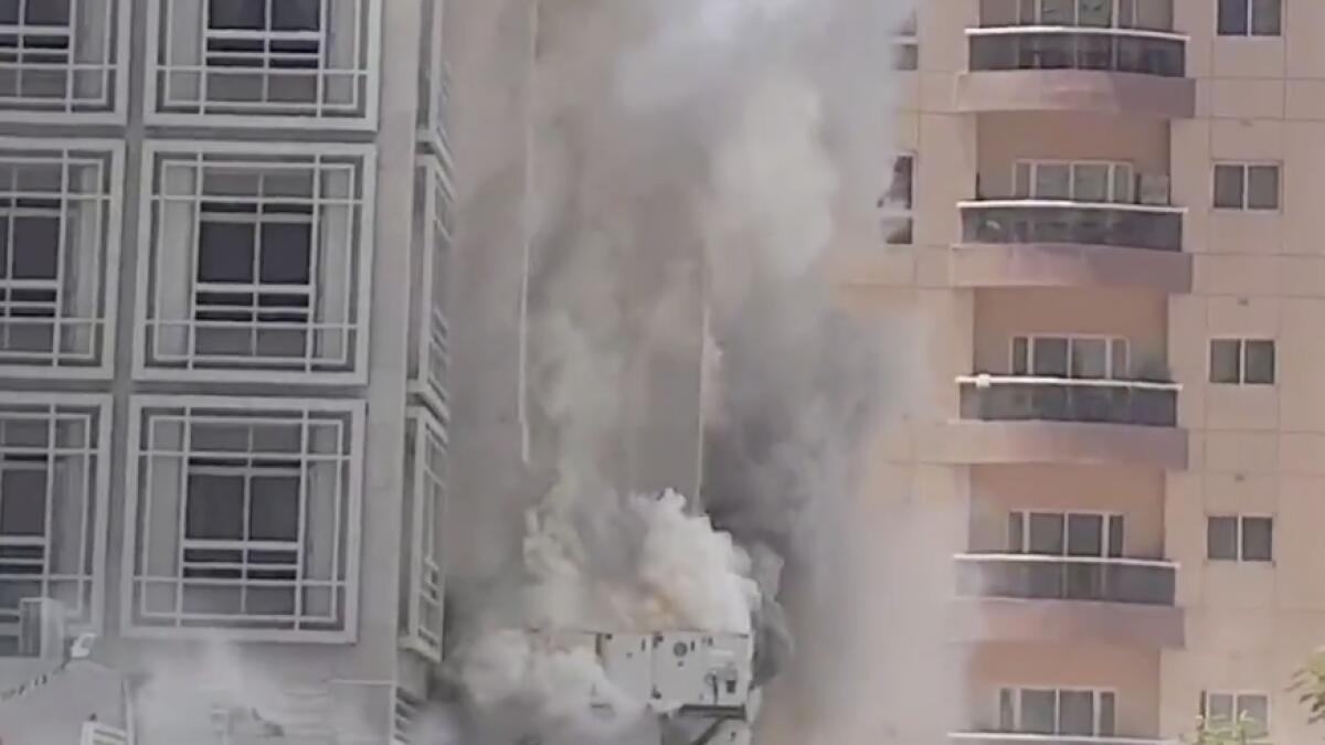 Video: Restaurant AC fire in Dubai brought under control  