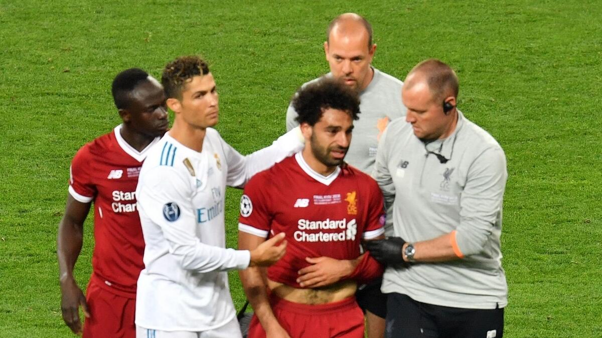 Injured Salah travels to Spain for treatment