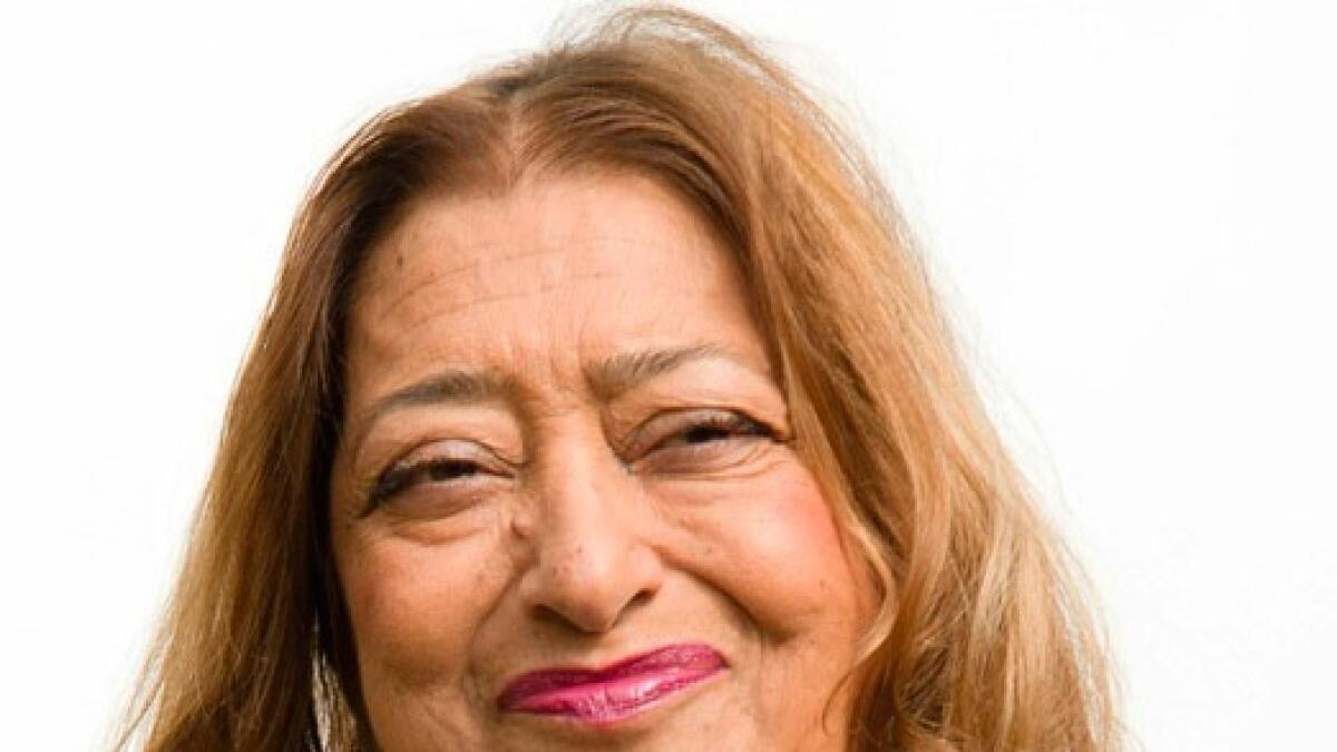 Iraqi-British architect Zaha Hadid dies