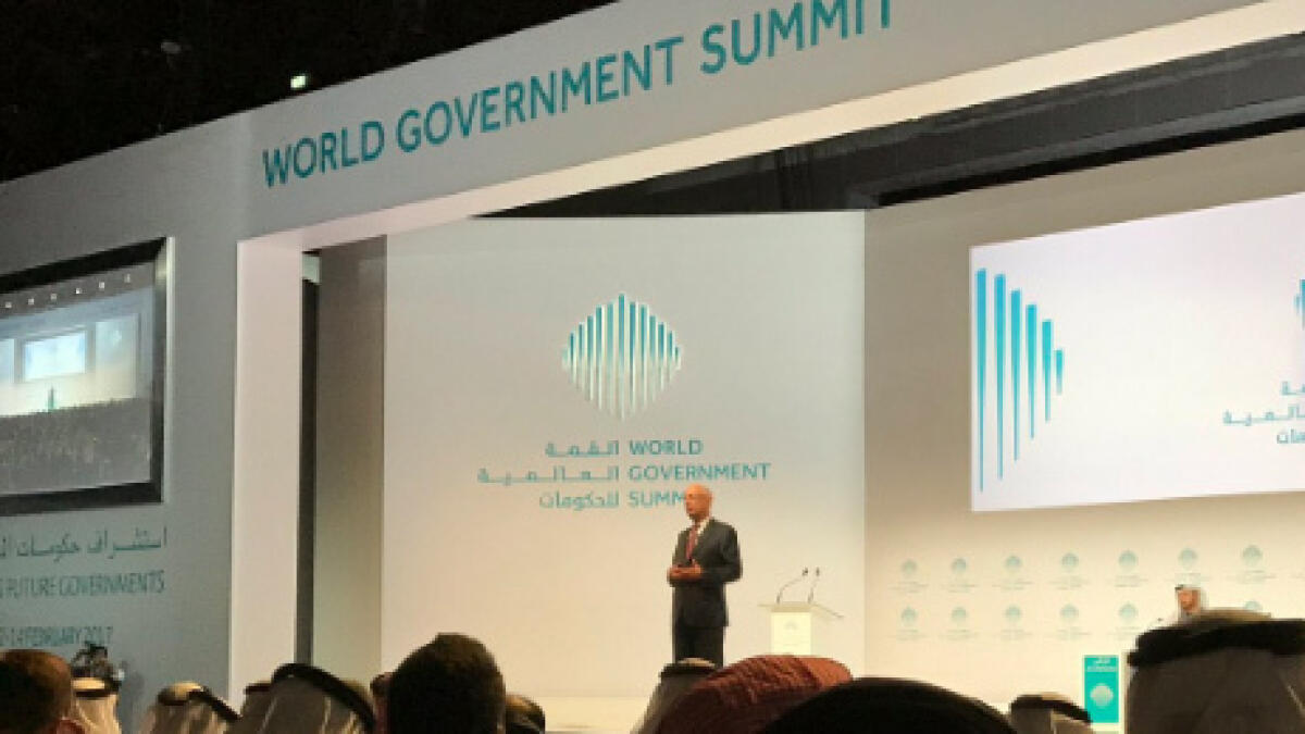 Professor Klaus Schwab, Founder of WEF, speak on the Challenges of Globalism at World Government Summit.