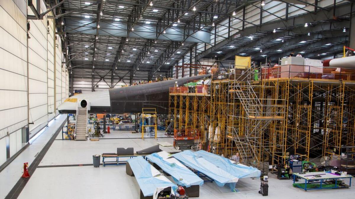 Worlds biggest plane will ferry satellites to space