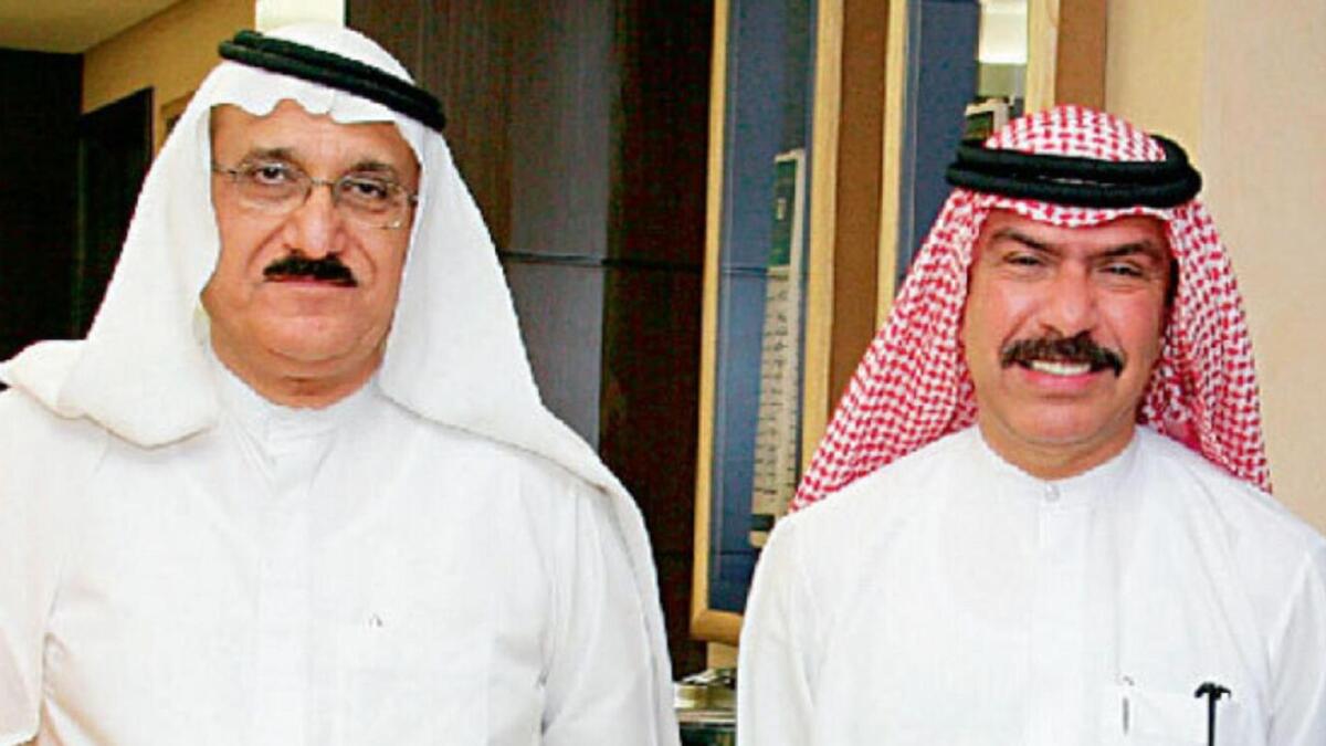 Mohammad Redha Abbas (left), vice-chairman of the Dubai Cricket Council, with  its Chairman Abdul Rahman Falaknaz. KT File