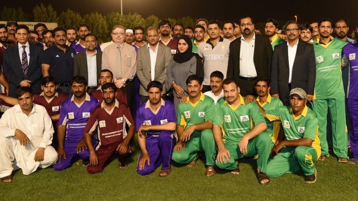 Iftar and cricket match for Sharjah labourers