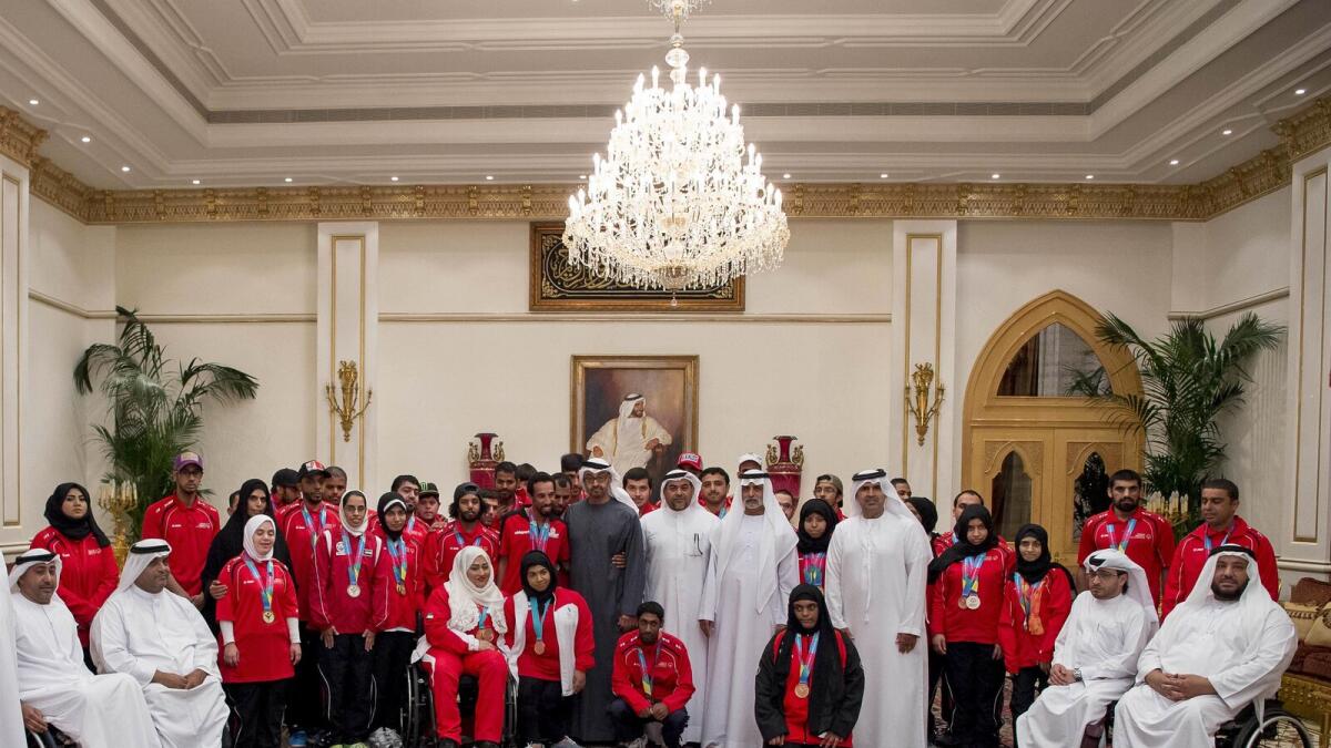 Mohammed praises UAE Paralympic team