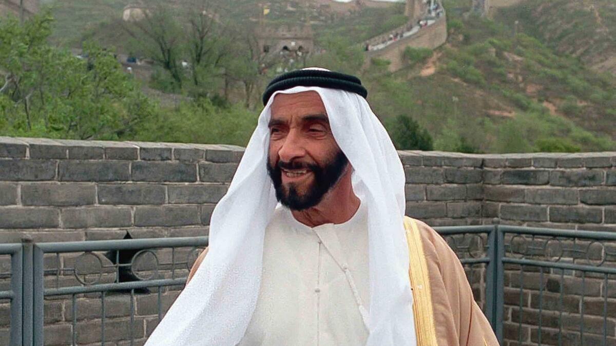 Late Sheikh Zayed bin Sultan Al Nahyan