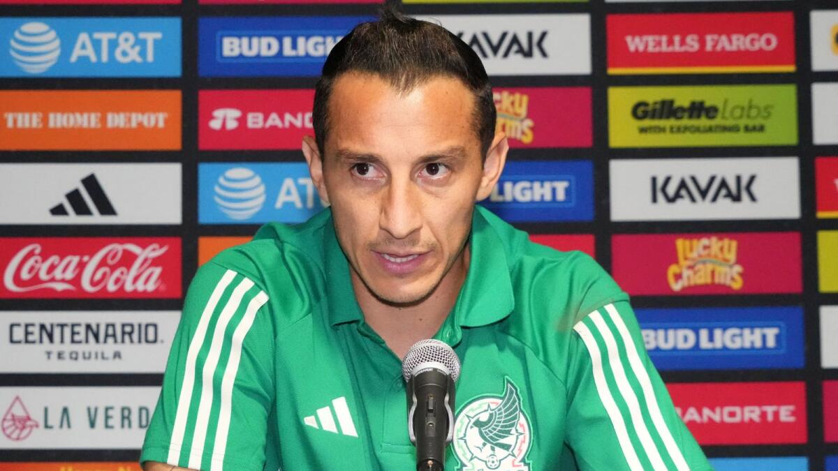 Sep 20, 2022; Carson, CA, USA; Mexican National Team midfielder Andres Guardado during media day at Dignity Health Sports Park. Mandatory Credit: Kirby Lee-USA TODAY Sports