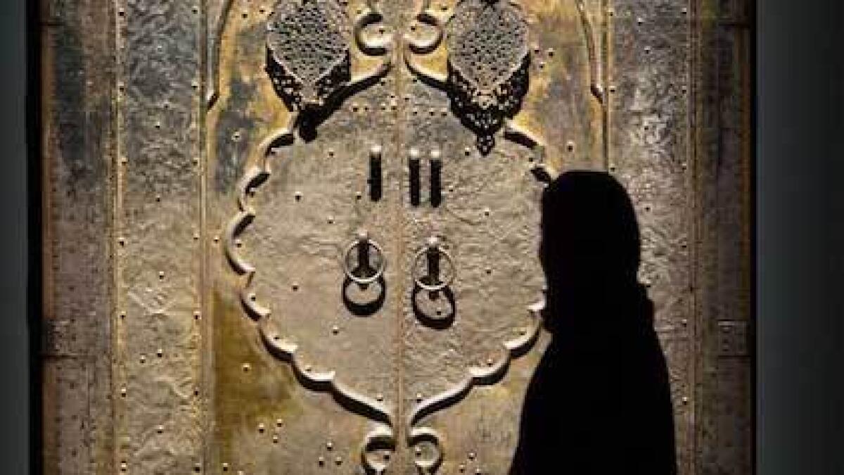 The artefacts from Saudi Arabia include a key and door of the Kaaba.