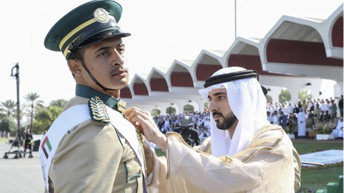 Sheikh Hamdan attends Dubai Police Academy graduation