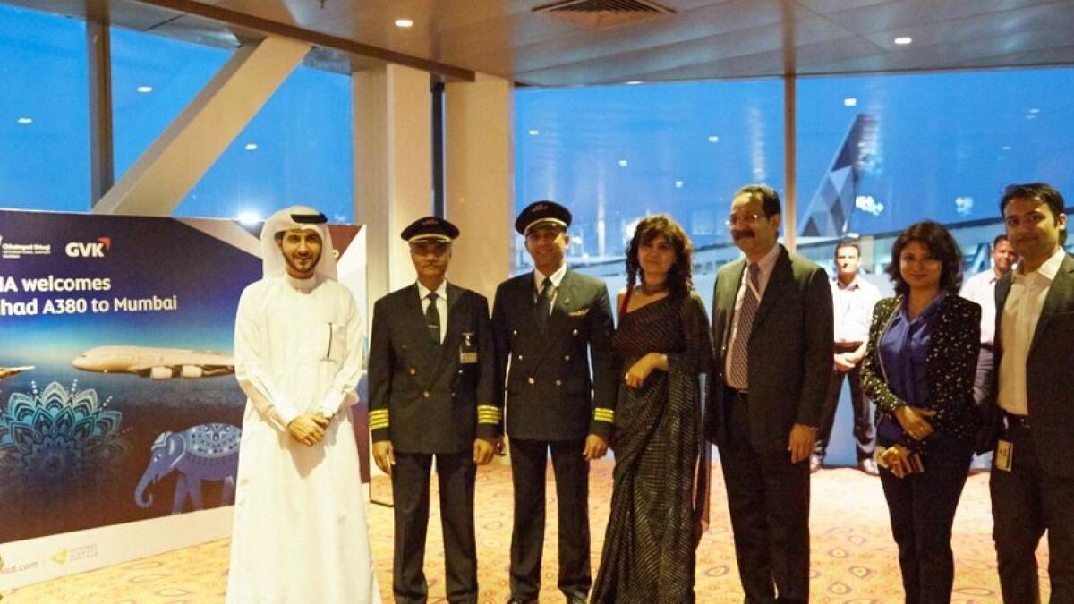 Etihad Airways launches first A380 service to India