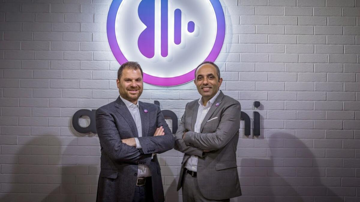 Eddy Maroun, co-founder and CEO of Anghami and Elie Habib, co-founder and CTO of Anghami.