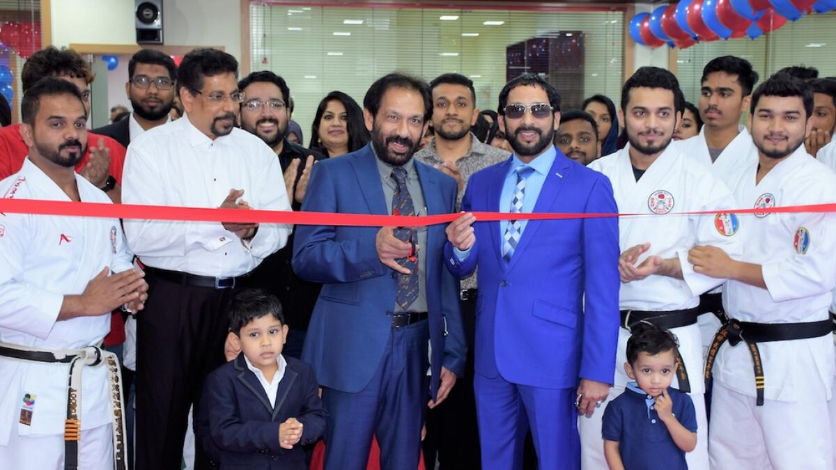 Renshi Yoosuf and Kyoshi Ali Mohammed at the opening of the club's branch