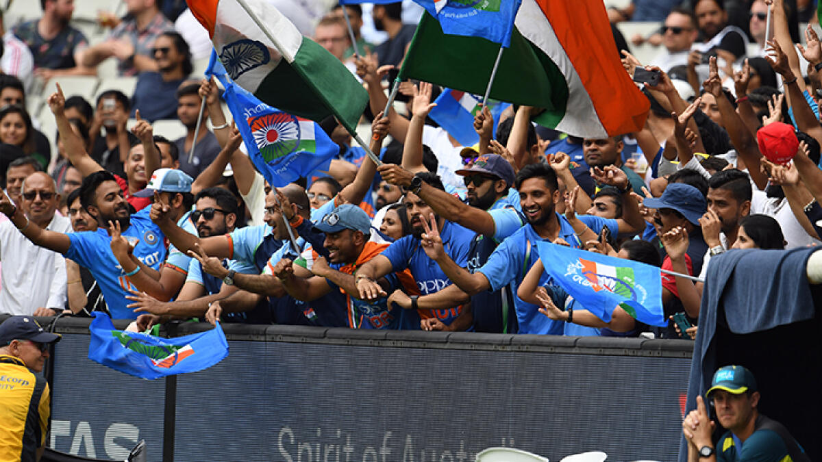 The huge presence of Indian expats in Melbourne and Sydney outnumbered the hosts. -- AFP