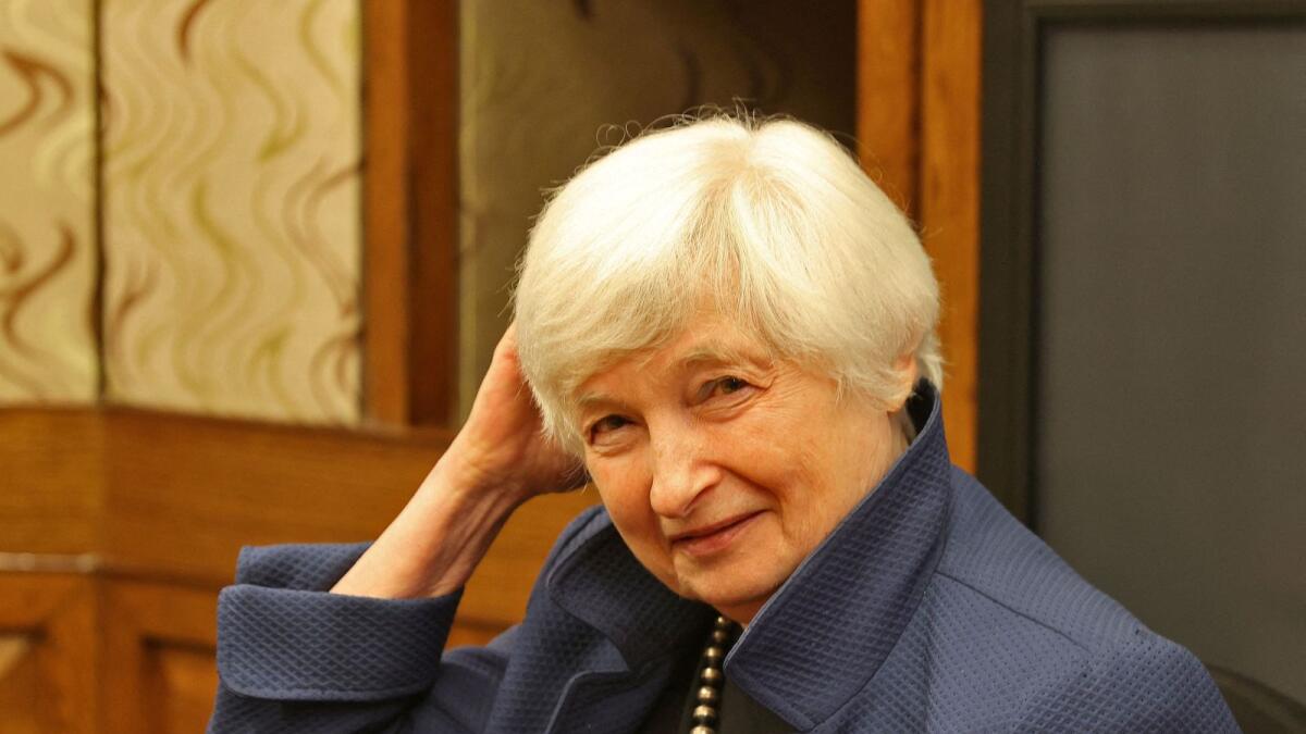 U.S. Treasury Secretary Janet Yellen. — Reuters