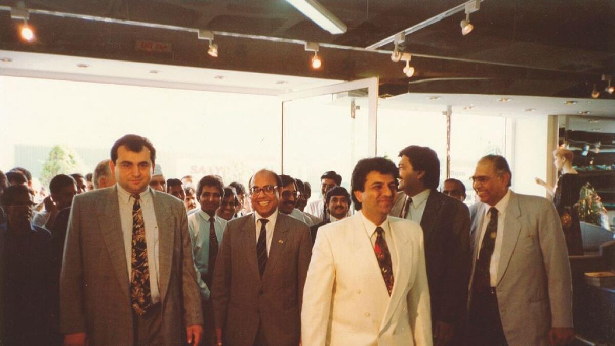 Jacky Panjabi during the opening of Airport Road outlet in Dubai.