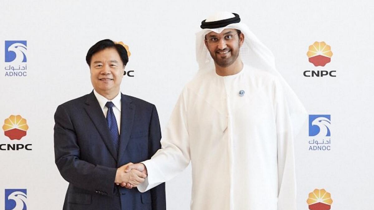 Adnoc signs Dh4.3b concession deals with China oil giant