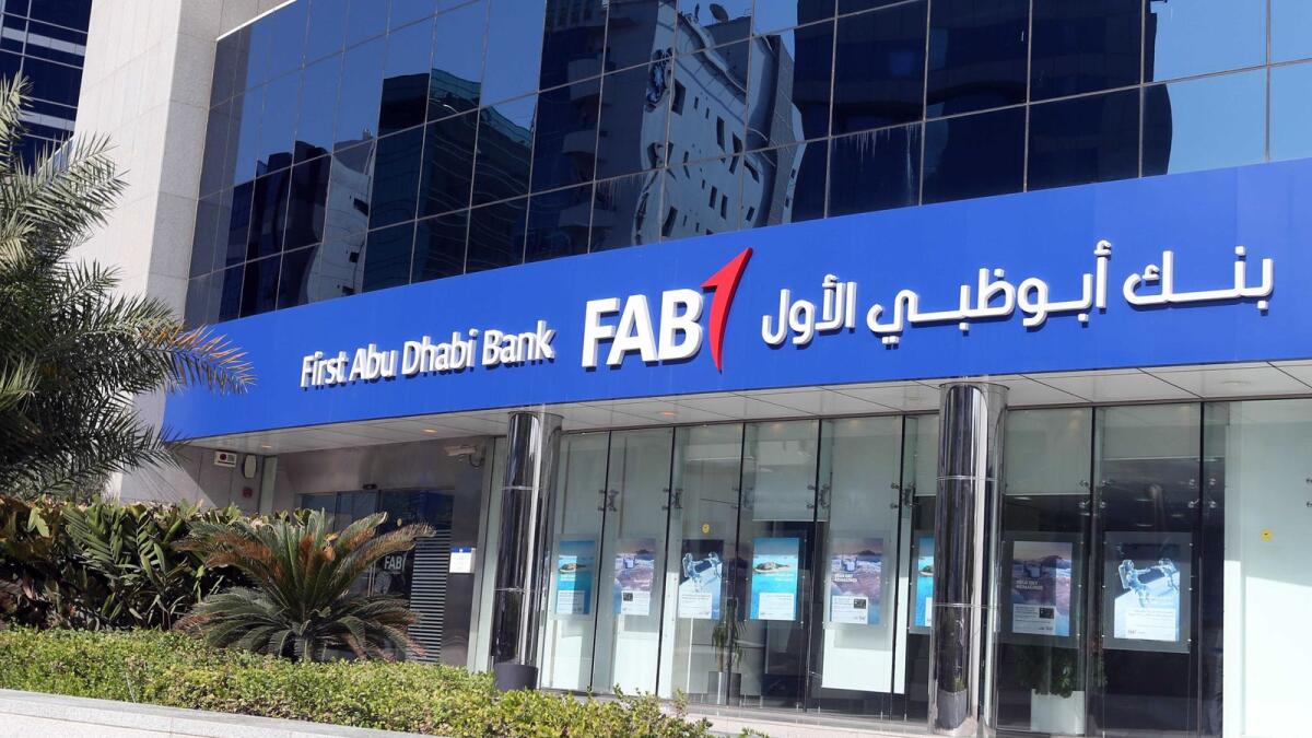 FAB said its total income at Dh12.5 billion surged 31 per cent year-on-year, including Dh3.1 billion net gain on sale of a majority stake in its payments firm Magnati. — File photo