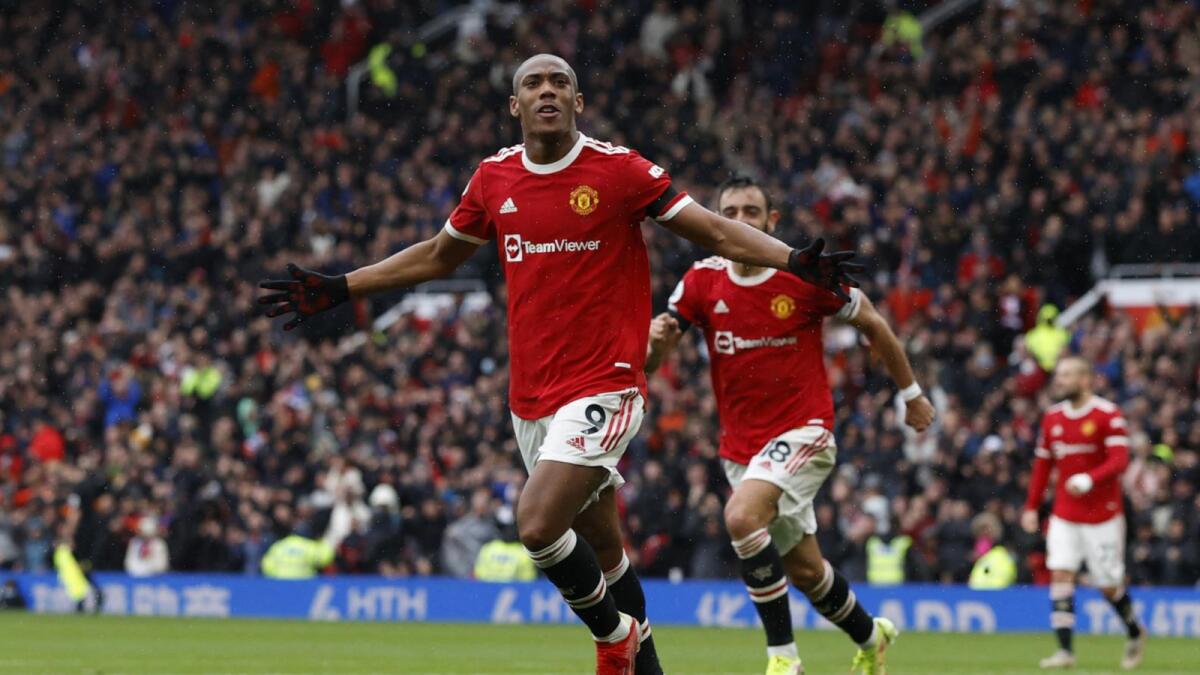 Manchester United's Anthony Martial. — Reuters