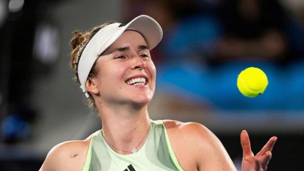 Elina Svitolina is a two-time Dubai Duty Free Tennis Championships winner has been married to Frenchman Gael Monfils. - Instagram