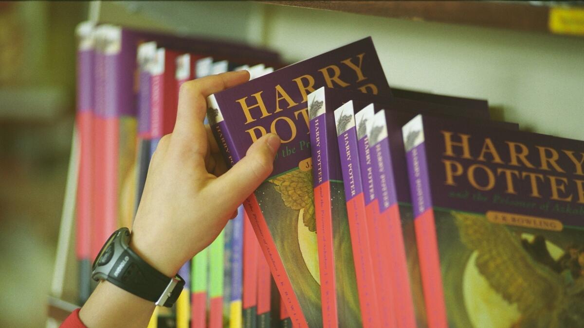 Harry Potter books, book, JK Rowling
