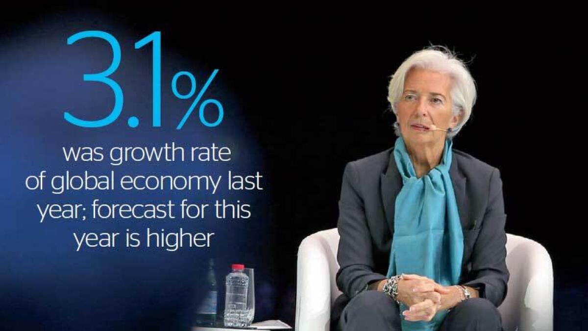 Growth not possible in isolation: IMF chief at Dubai event
