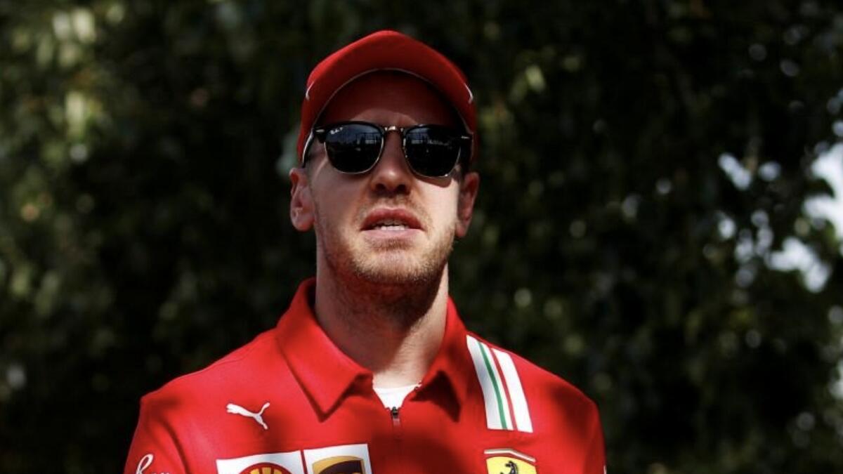 Vettel, a four times world champion with Red Bull, is leaving Ferrari at the end of the season with his next move uncertain. - Reuters file