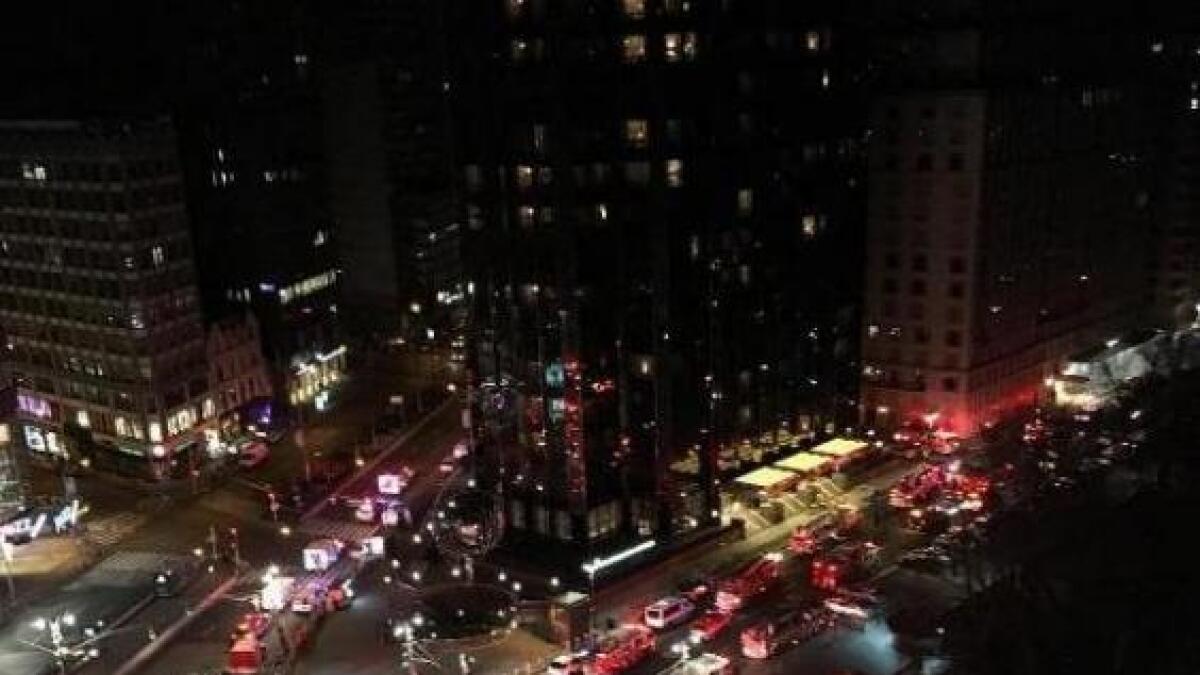 Fire breaks out at Donald Trumps hotel