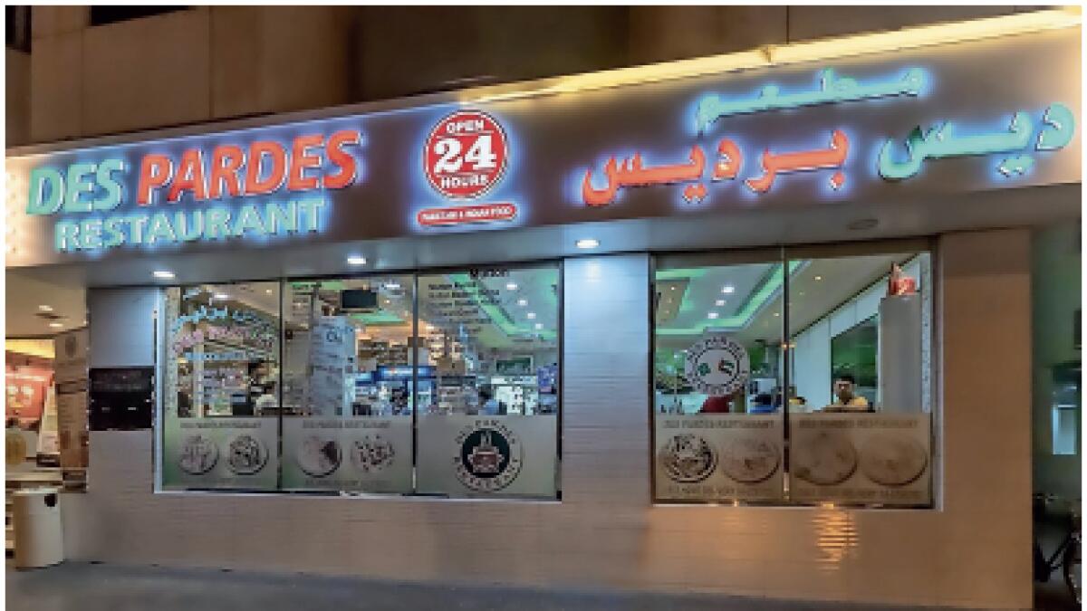 Des Pardes in Oud Metha is the highest-rated Pakistani restaurant on Zomato across the UAE