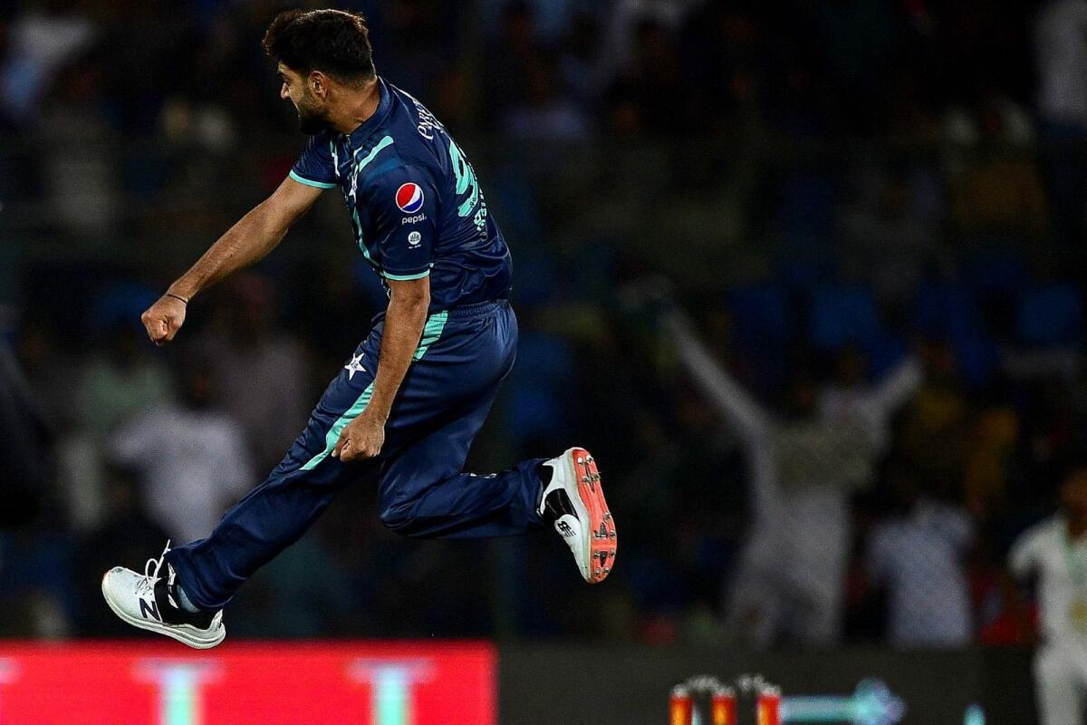 Pakistan's Haris Rauf was sensational in the fourth T20 against England on Sunday. (AFP)