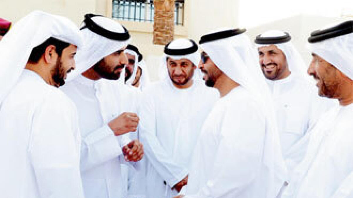 Hamdan bin Zayed inspects villa project for Emiratis