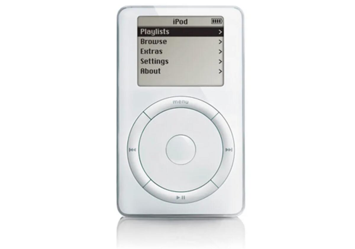Apple unveiled the first iPod on October 23, 2001