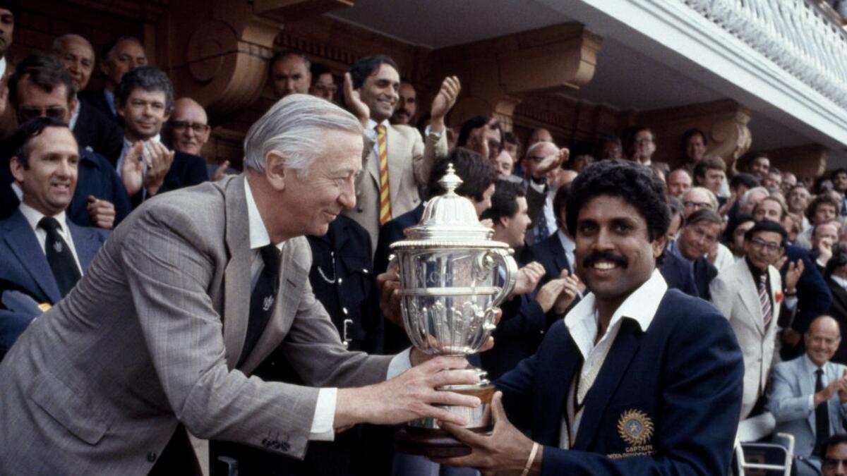 Kapil Dev became a legend after winning the 1983 World Cup. (ICC Twitter)