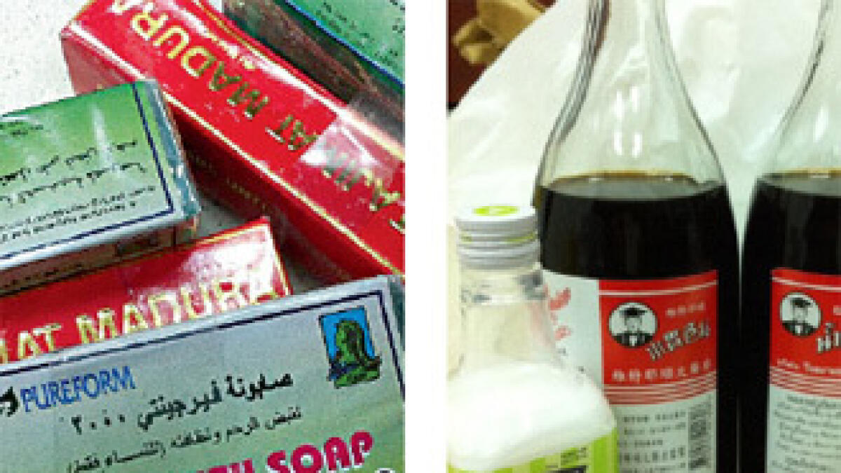 140kg unsafe beauty products seized