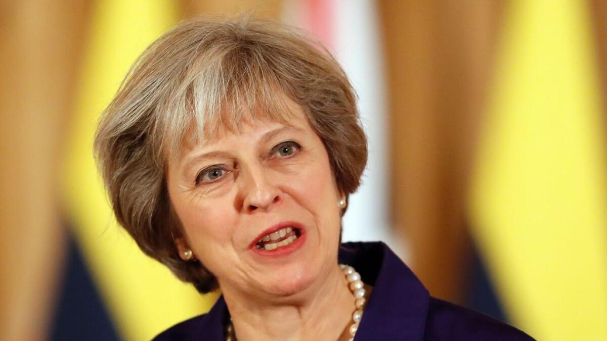 British Prime Minister Theresa May 