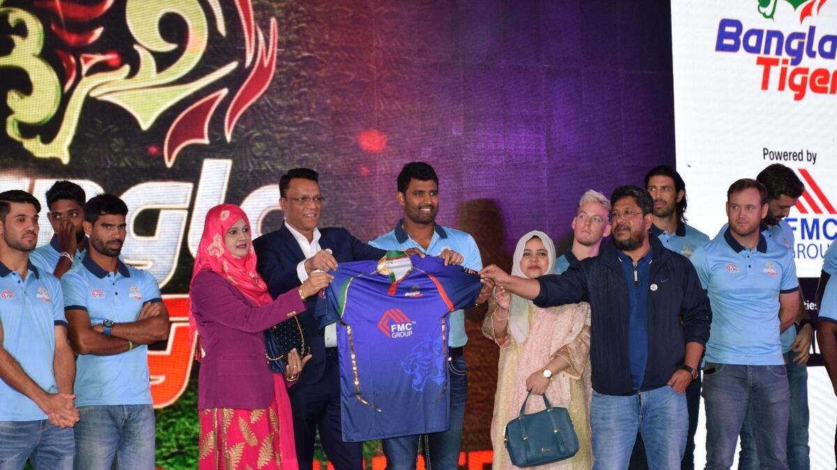 Bangla Tigers unveil jersey