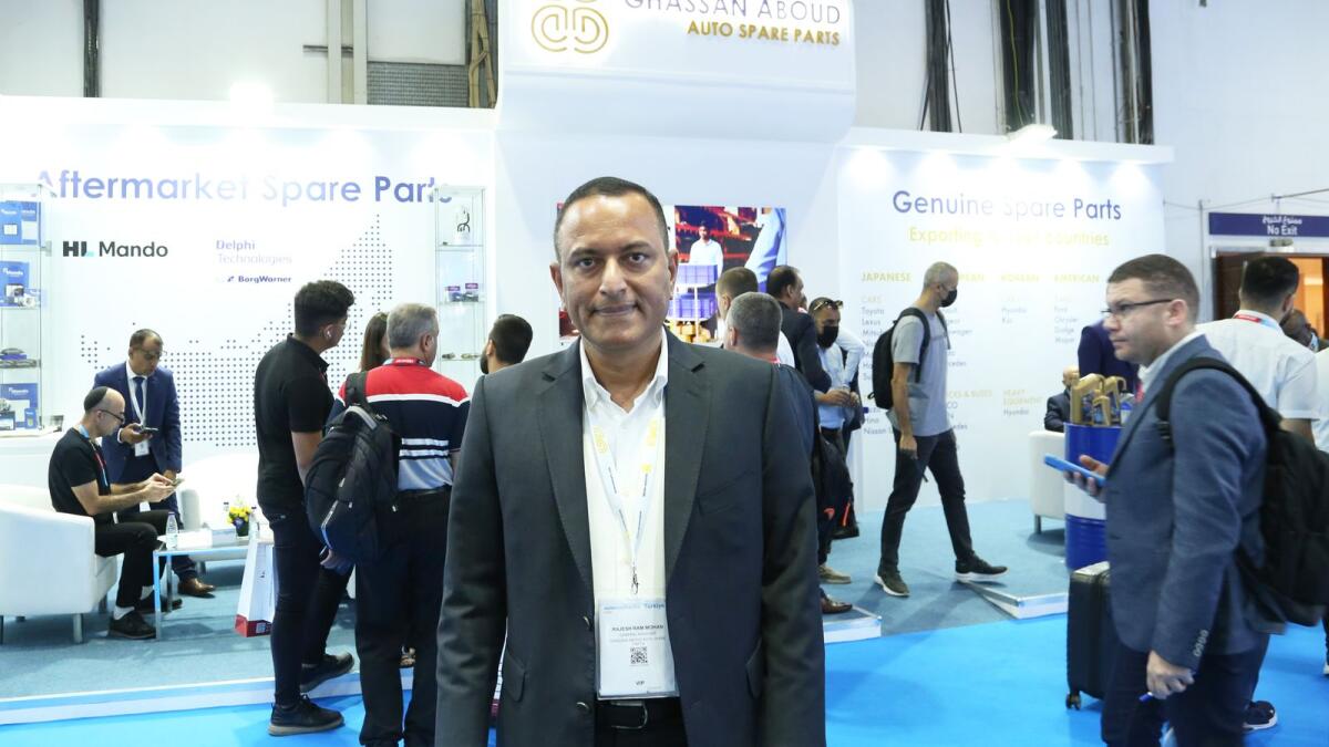 Rajesh Ram Mohan, general manager, Ghassan Aboud Auto Spare Parts. - Supplied photo