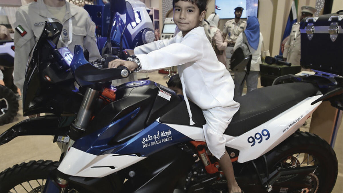 High-tech patrol bikes launched at Abu Dhabis Adihex 
