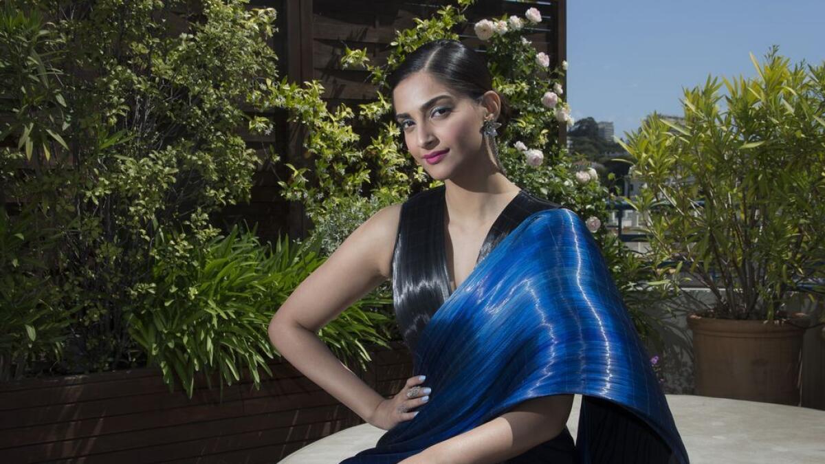 Actress Sonam Kapoor poses for a portrait photograph at the 69th international film festival, Cannes.
