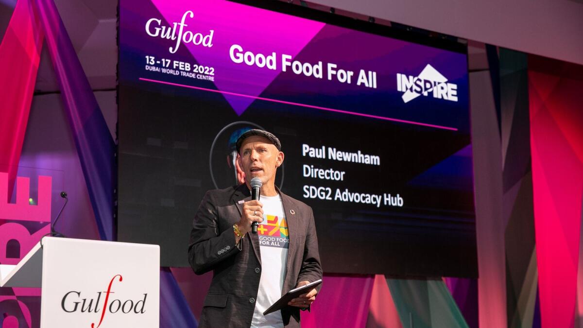 Paul Newnham said the world needs to start thinking more holistically about food and what we do with every aspect of it. — Supplied photo