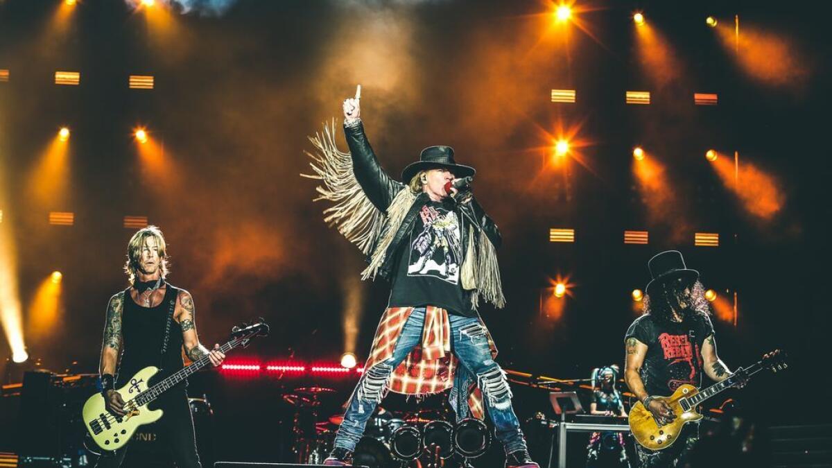 Guns N Roses to rock Dubai