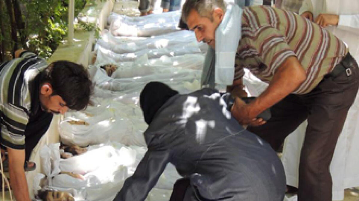Opposition says 1,300 killed in chemical attack