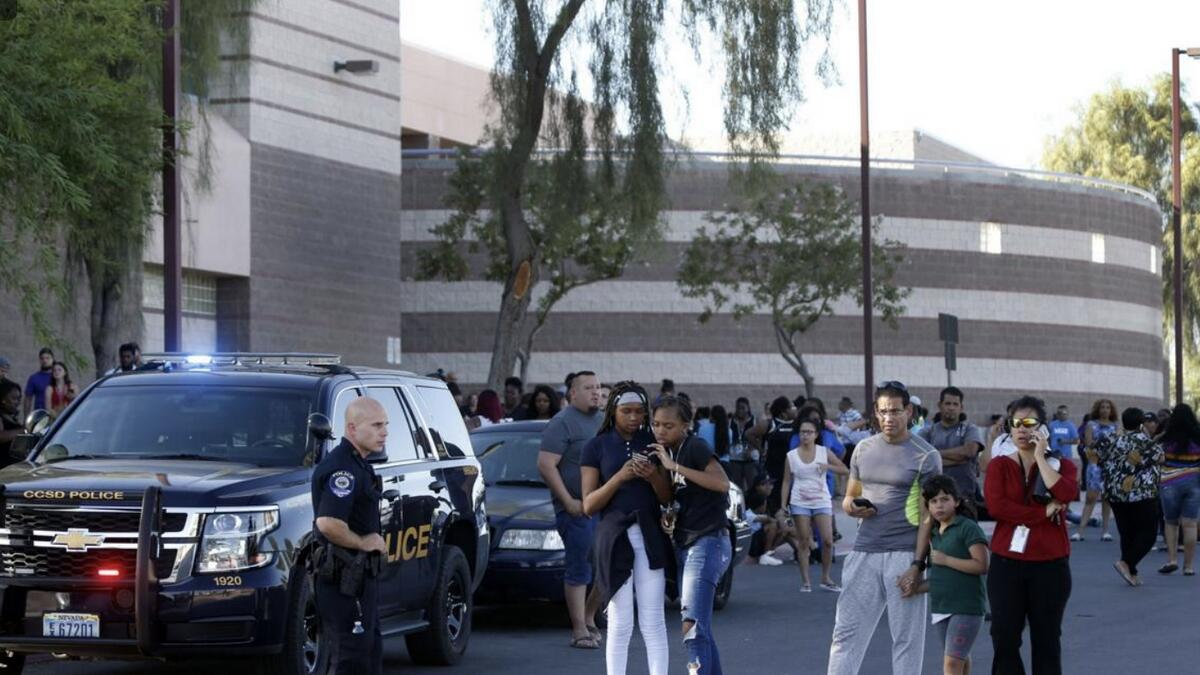Man dead in North Las Vegas school shooting